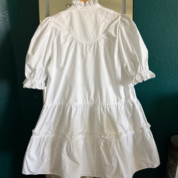 POMANDER PLACE White Selena Mini Dress NWT Size M - Picture 4 of 4